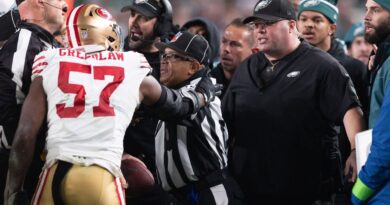 49ers’ Dre Greenlaw, Eagles security head ejected after scuffle